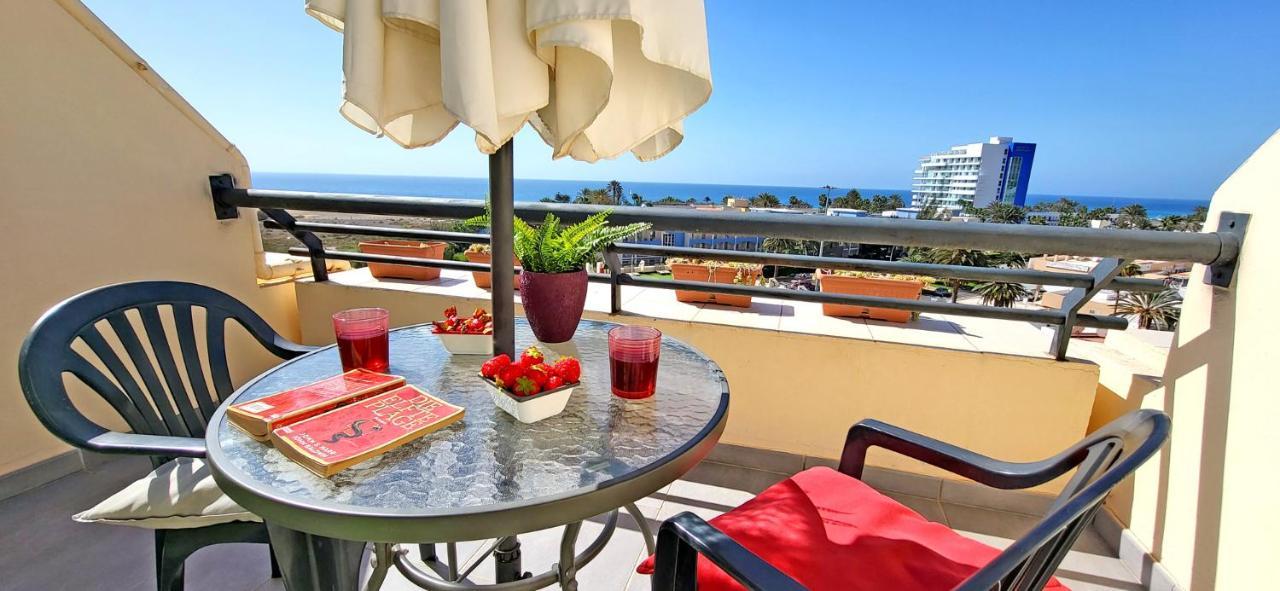 Ferienwohnung Buena Vista - Morro Jable - Meerblick - Pool Extérieur photo