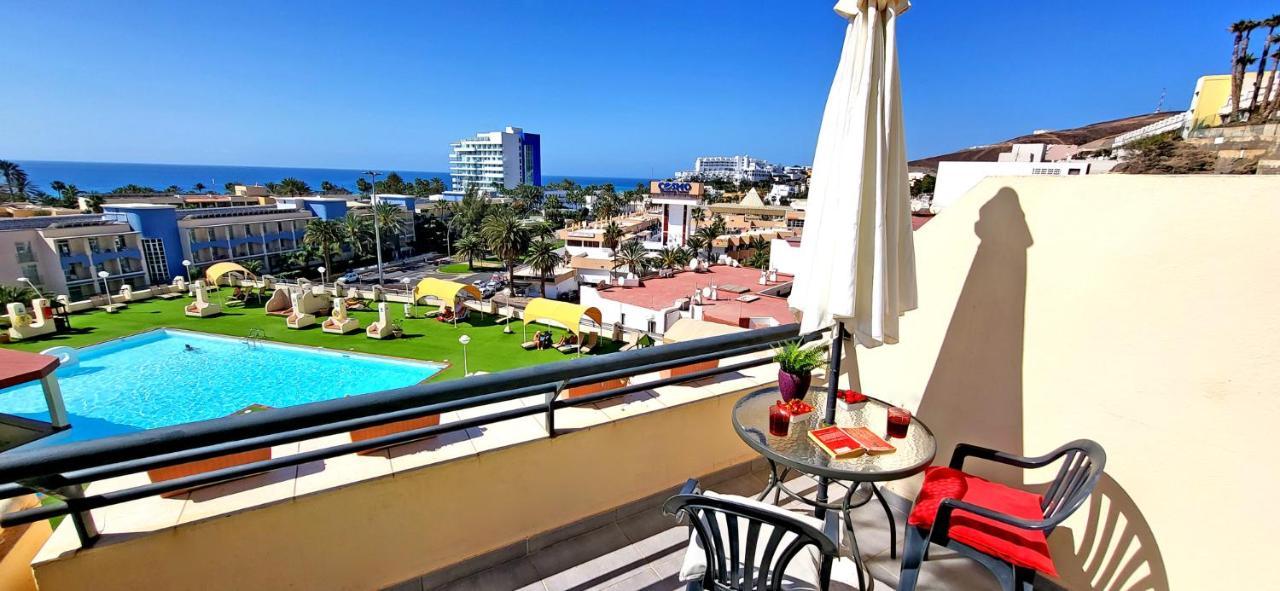 Ferienwohnung Buena Vista - Morro Jable - Meerblick - Pool Extérieur photo