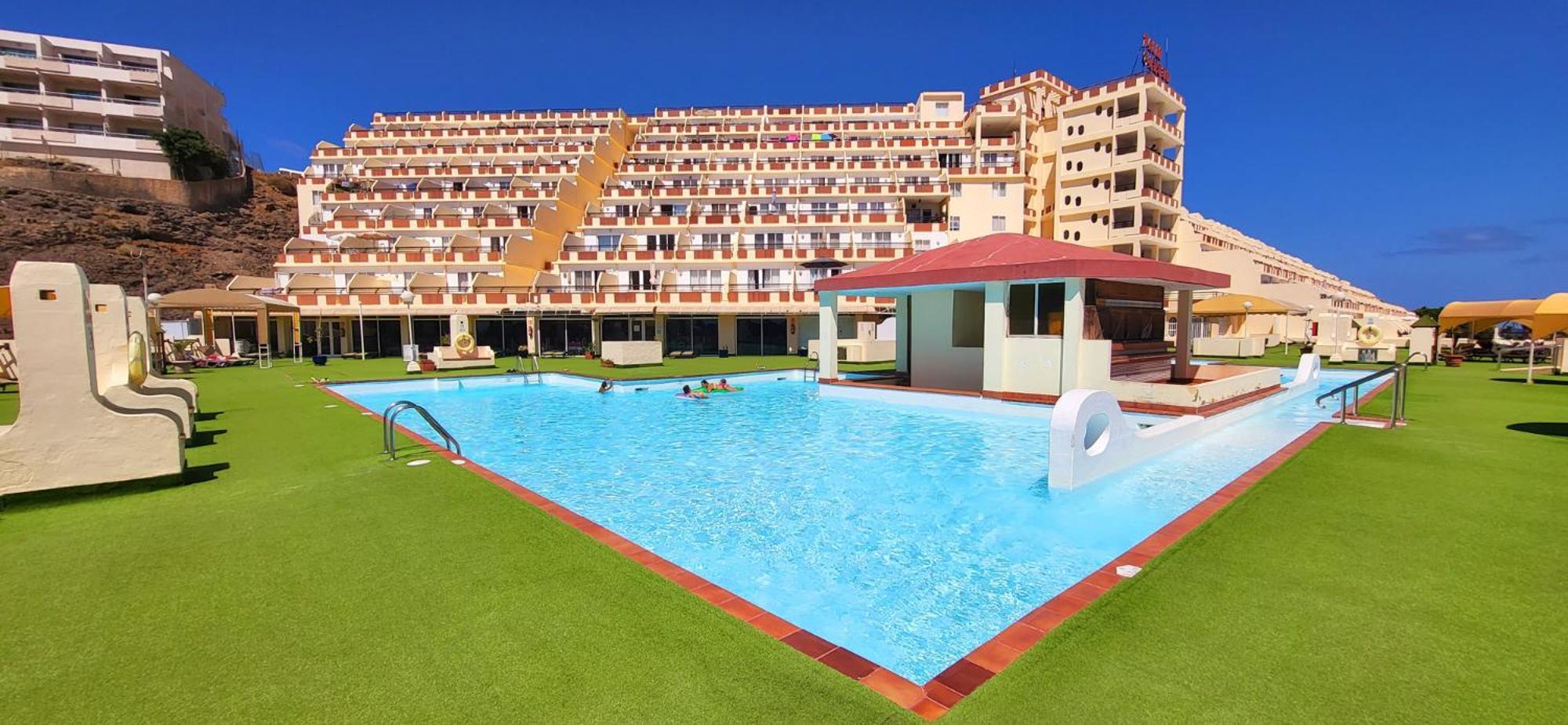 Ferienwohnung Buena Vista - Morro Jable - Meerblick - Pool Extérieur photo